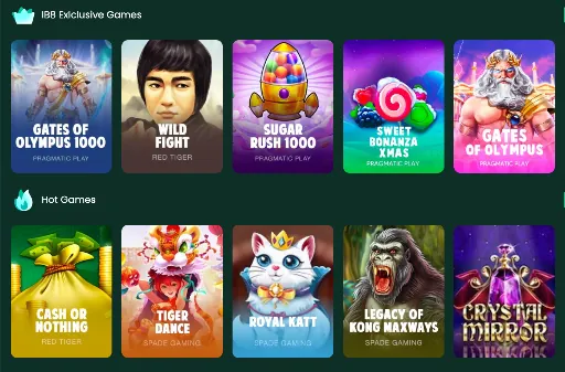 IB8 Exclusive and Hot Games